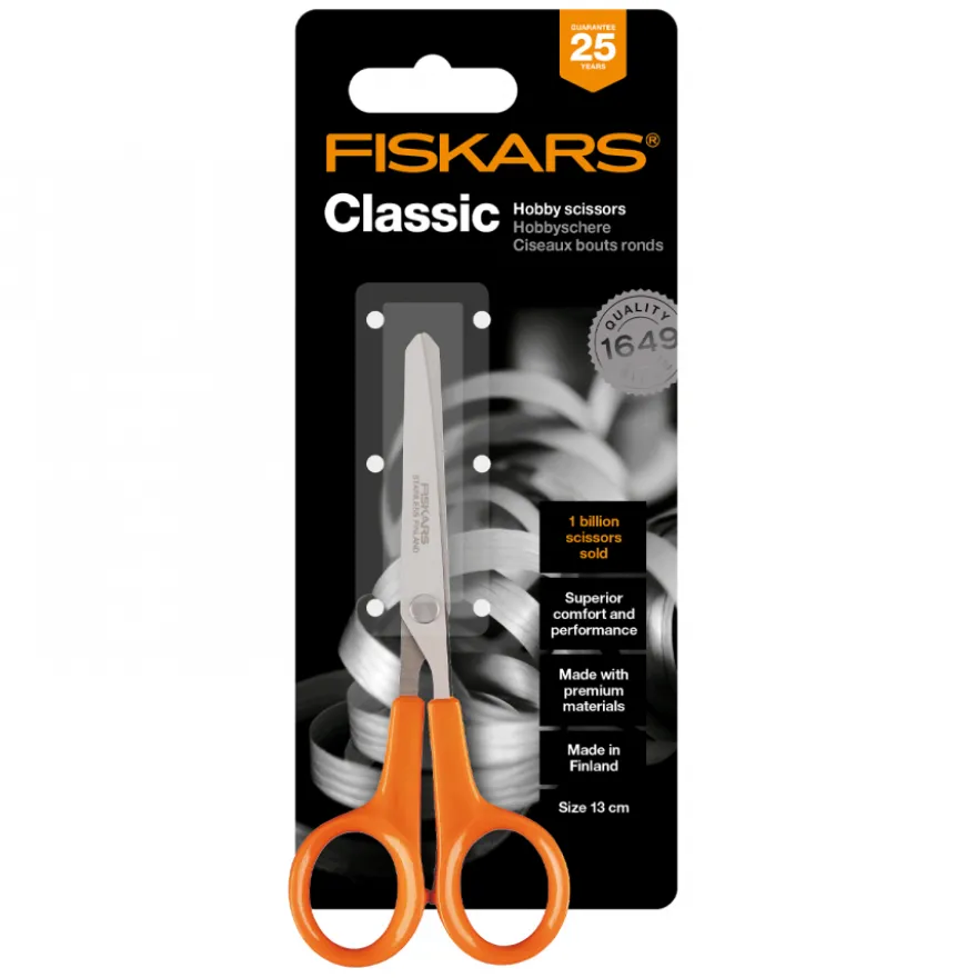 Tesoura Clássica Hobby Ponta Arredondada Fiskars