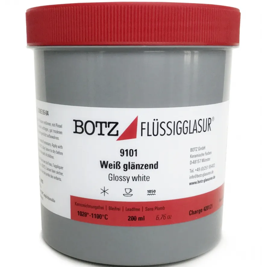 Tinta Cerâmica para Alto Fogo Botz - Vidrado