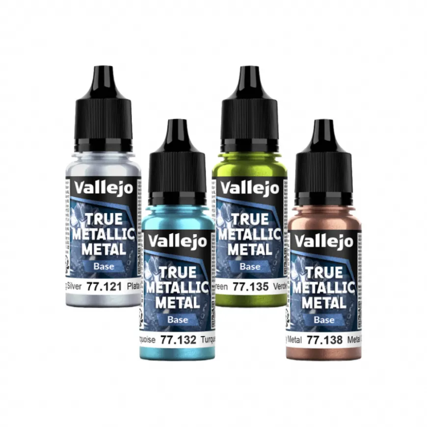 Tinta True Metallic Metal Base Vallejo