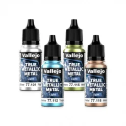 Tinta True Metallic Metal Light Vallejo