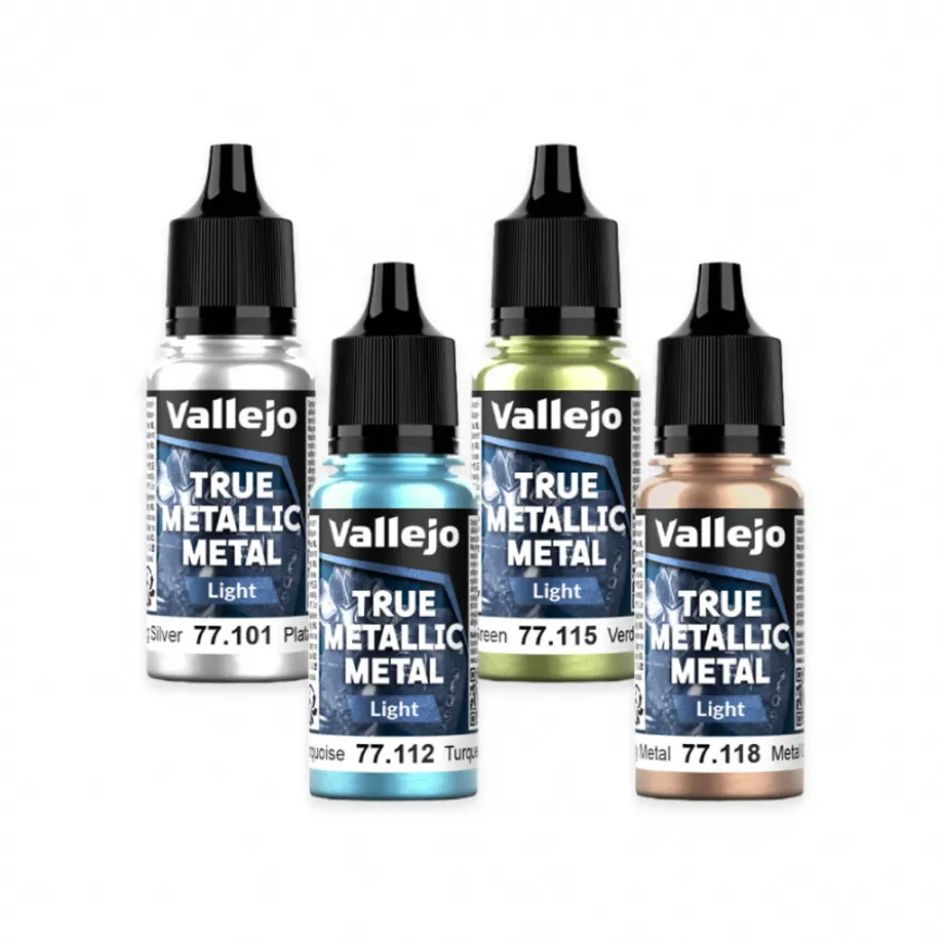 Tinta True Metallic Metal Light Vallejo