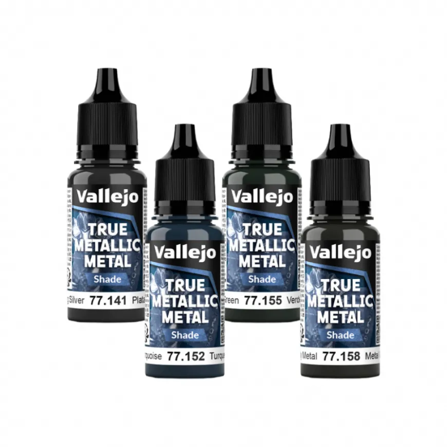 Tinta True Metallic Metal Shade Vallejo